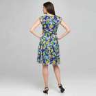 Floral Ruffly Seam Party Dress, , small