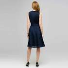 Pleated Dress With Front Sash., , small