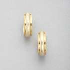 Worn Gold Hoop Earring, , small