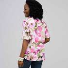 Roll Sleeve Floral Shirt, , small