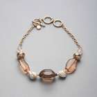 Pink and Brown Collar Necklace, , small